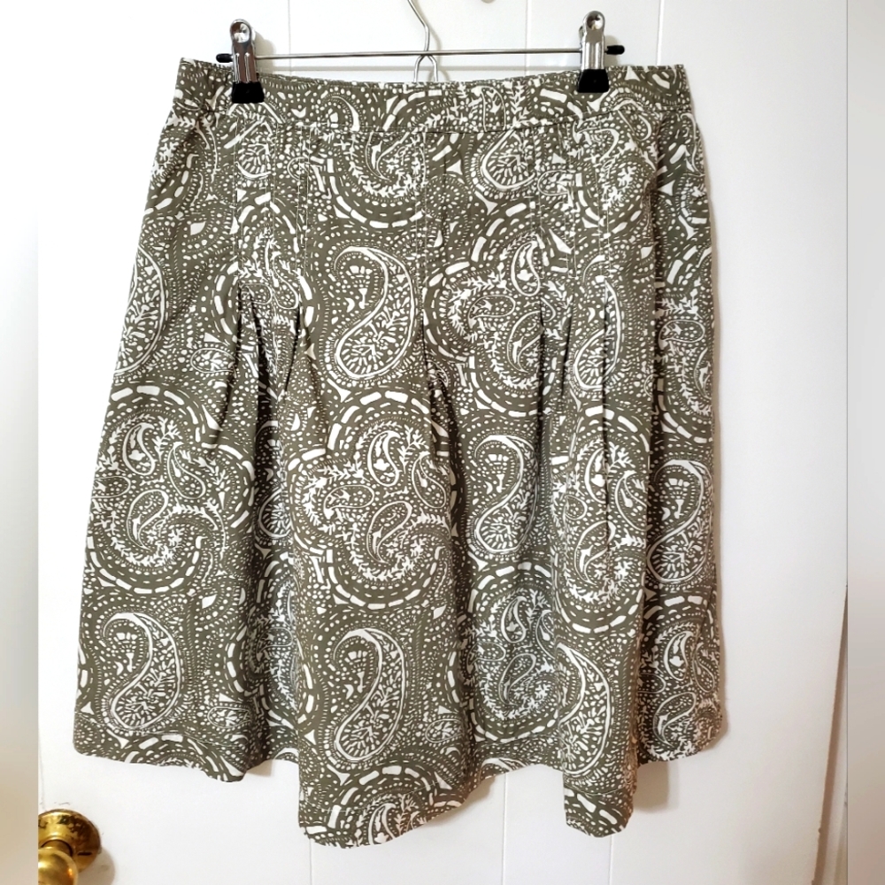 Cotton paisley skirt - Picture 3 of 9